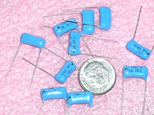 10 NEW EPCOS TDK DIPPED METALLIZED POLYESTER FILM AUDIO CAPACITOR.01UF 10NF 250V