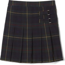 Girls Plus Green Plaid 2 Tab Skorts SX9110P-C1 French Toast Sizes 10.5P to 20.5P