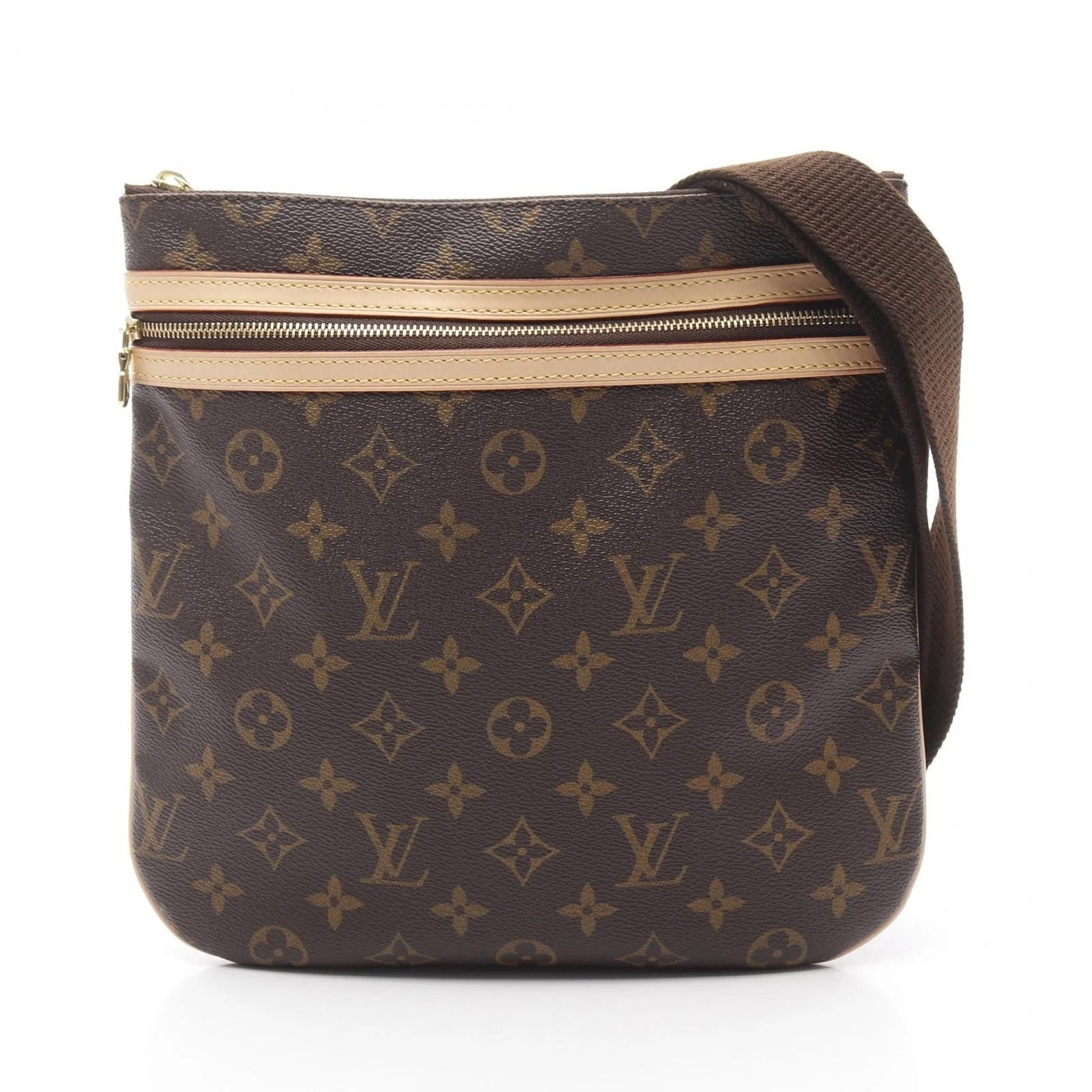 LOUIS VUITTON（LV） Borsa a tracolla Louis Vuitton Pochette Bosforo M40044 Monogram usata LV