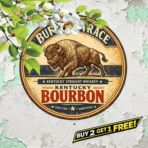 Vintage Room Round Metal Aluminum Tin Sign 8x8 Wall Decor Retro Home Plaque