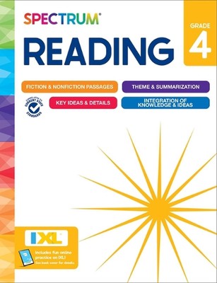 Spectrum Reading Workbook, Grade 4 by Spectrum Paperback Book