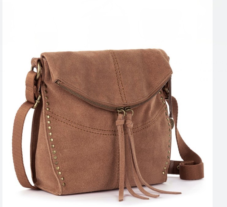 THE SAK Silverlake suede women's crossbody bag -Tobacco suede / Brown