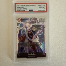 Dragon Ball Fusion World Pulse Awakened Son Goku Secret FB01-139 PSA 10 💎🔥