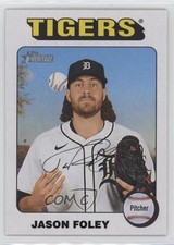 2024 Topps Heritage High Number SP White Border Jason Foley #718 3c2