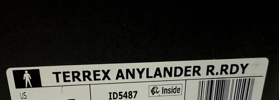 Adidas Terrex Anylander Zapatos de Senderismo Azul Negro Gris Trail Running Aire Libre Foto 2 de 4