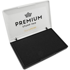 StampMark Premium Stamp Pad Large Size 3.5" x 6" - for Large, Black
