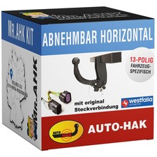 Für Ford S-MAX WA6 06-15 AutoHak Anhängerkupplung abnehmbar mit 13pol spez.