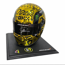 Lando Norris Signed Mclaren Limited Edition Champion 1:1 Full Racing F1 Helmet
