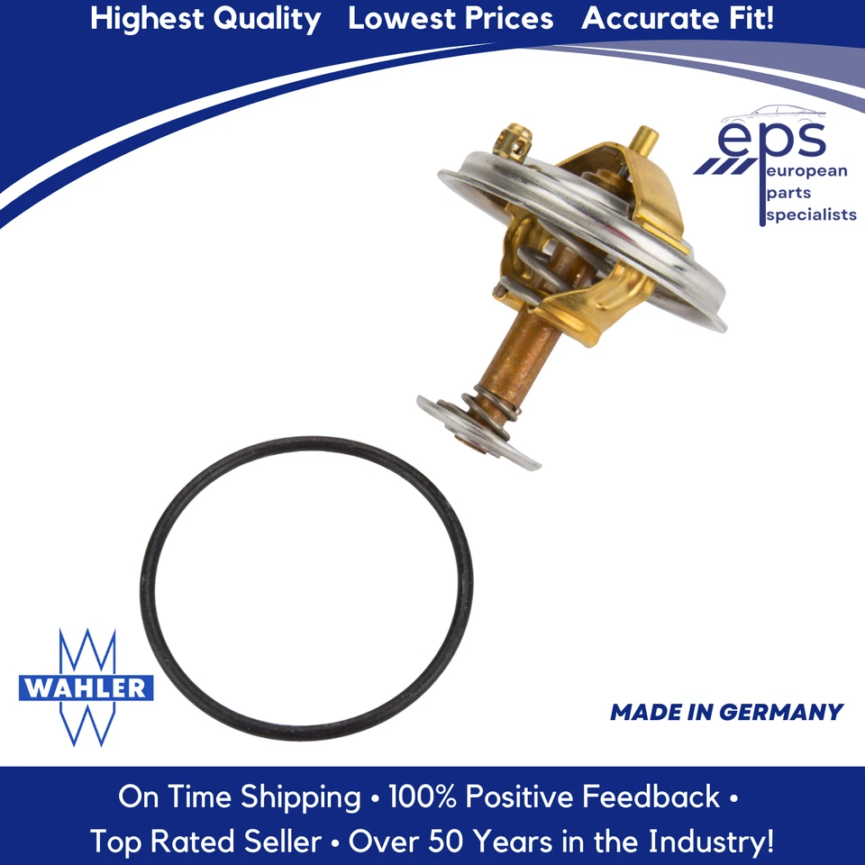 Termostato de agua de refrigeración del motor 80 1986-95 Mercedes 400 420 500 560 OEM y junta tórica Foto 2 de 4