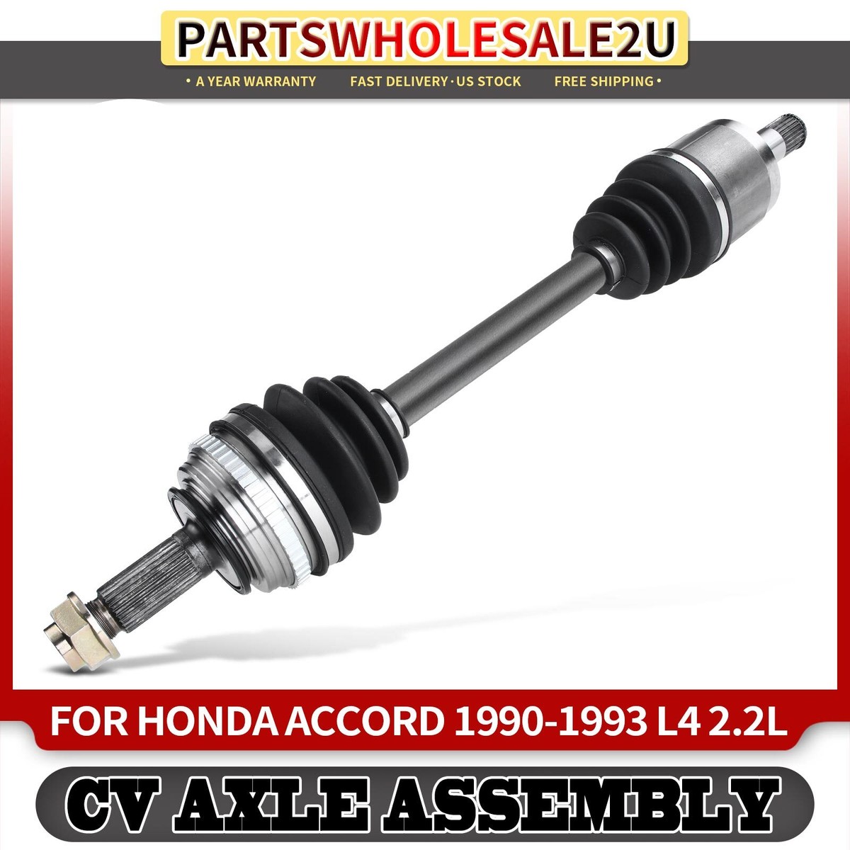 CV Axle Shaft Assembly for Honda Accord 1990 1991 1992 1993