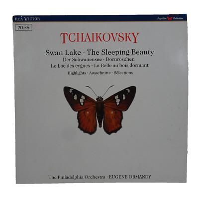 Tchaikovsky Swan Lake - The Sleeping Beauty LP Papillon RCA Victor Rare EX/EX