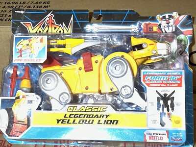 Voltron CLASSIC Legendary Yellow Lion Combinable Action Figure (A227)
