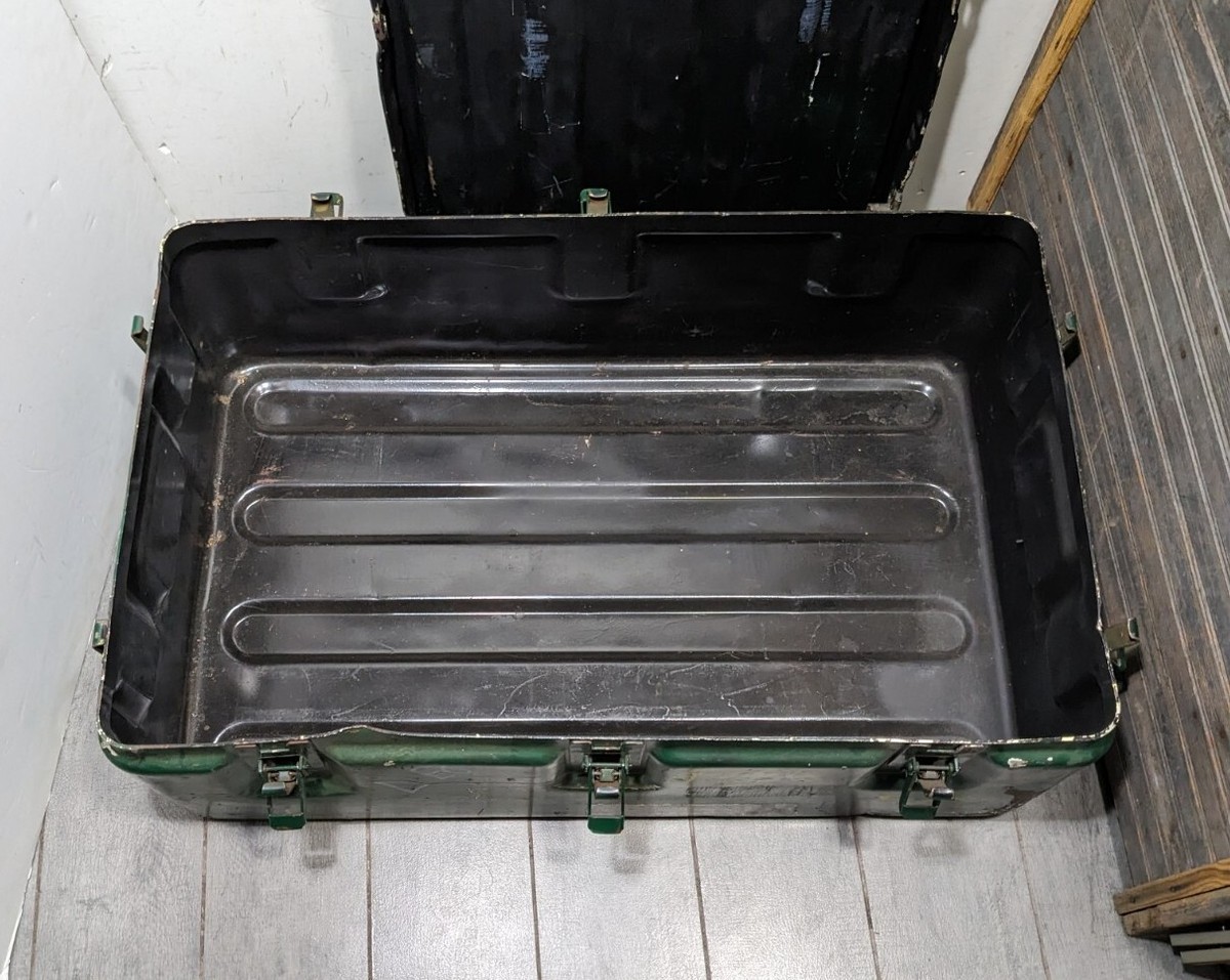 Vintage A&S Tribal Military Aluminum Medical Supply Chest