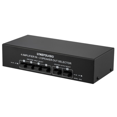 LYNEPAUAIO 4 In 2 Out Audio Switcher Audio Signal Selector Distributor U6P7