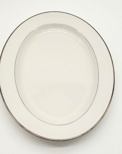 Noritake Vintage Elegante Modello Rialzato Bordo Grande 16 Pollici Piatto Ovale Sorrento - Foto 2 di 7