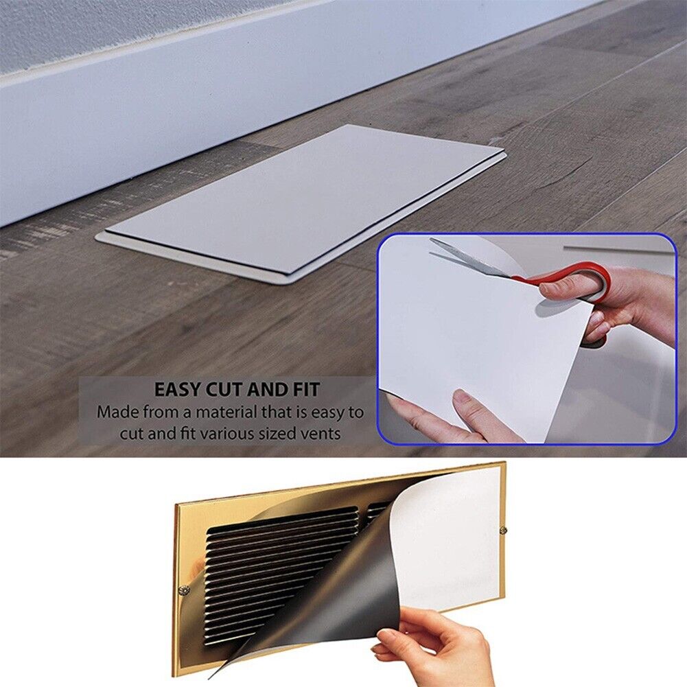 1/4 Pcs Magnetic Vent Cover Extra-Thick Wall Floor Ceiling Vent Covers  8x15.5in