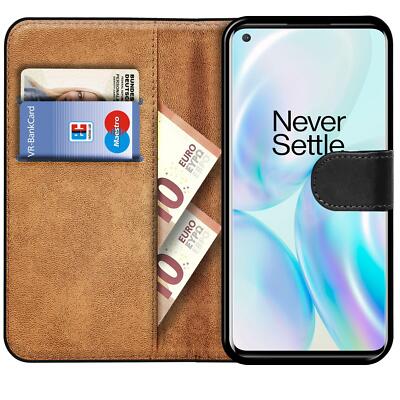 Leder-Hülle Für OnePlus Nord 5G – Flip Case Mit Kartenfächern, Ständerfunktion & Magnetschluss