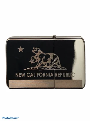 FALLOUT New Vegas NCR LIGHTER Chrome *FREE ENGRAVING* new california republic