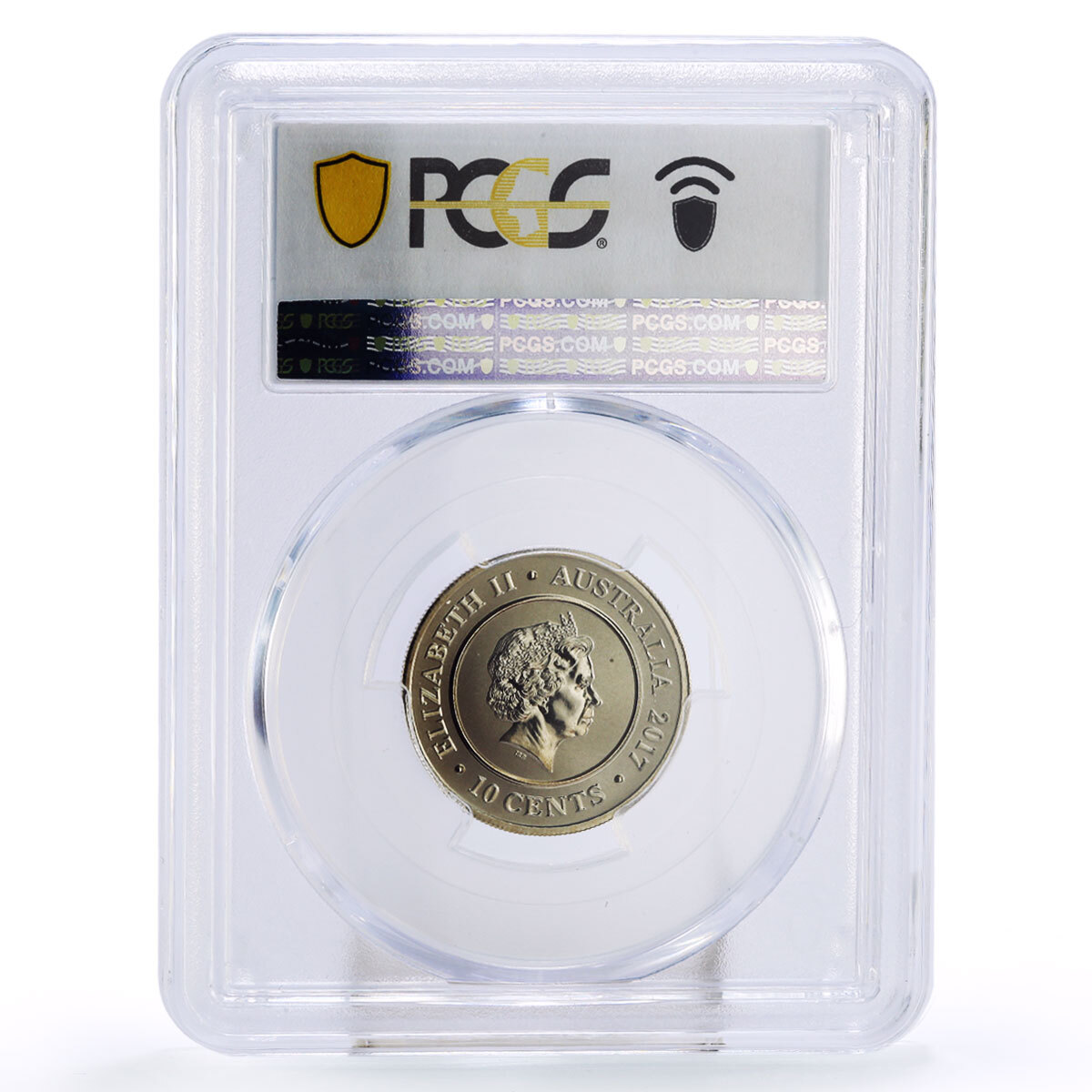 Australia 10 cents Planetary Coin Earth Space MS70 PCGS CuNi coin