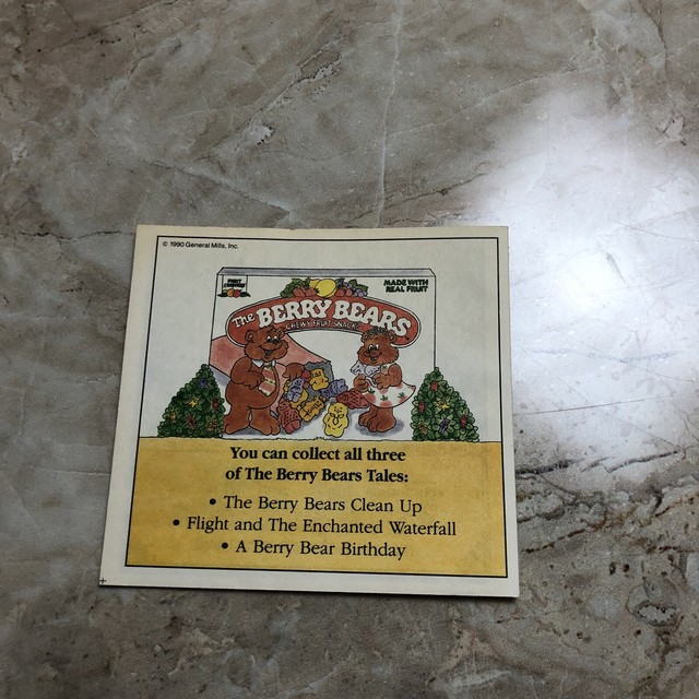 Vintage Book The Berry Bears Fruit Snacks Berry Bears Tales Birthday