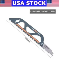 12''/300mm Reciprocating Saw Blade Demolition Cutting For Brick Masonry Concrete