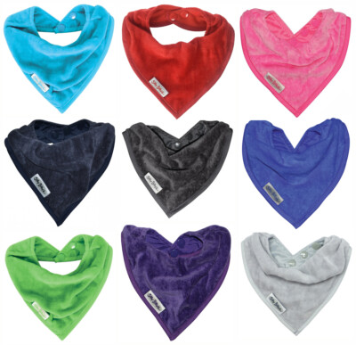Silly Billyz Snuggly Premium Cotton Towel Bandana Bib with Secure Snap - 360530