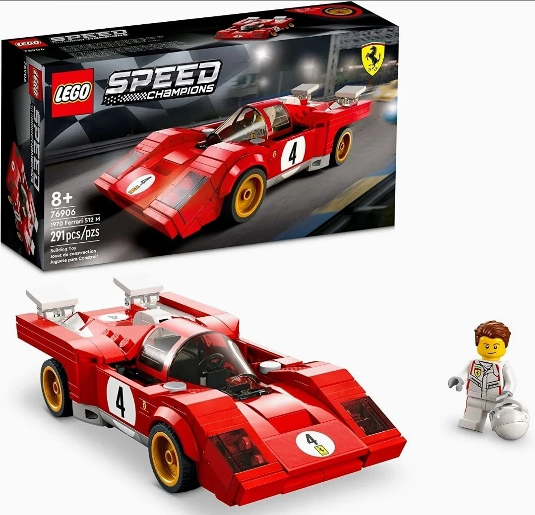 NEW LEGO SPEED CHAMPIONS 1970 FERRARI 512 M 76906 BUILDING KIT