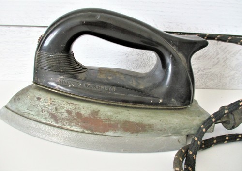 S-2 Sunbeam Ironmaster Original Steam-or-Dry Iron 1950's Iron Patina - Picture 3 of 8