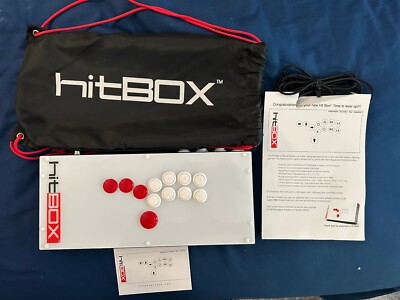 Used Hitbox Arcade Controller -  Cord, Bag, Manual Included. - PS4/PC Comp.