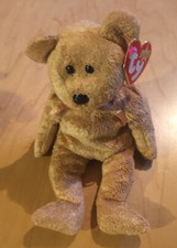  Brand New  Ty Beanie Babies Cashew The Bear Original Collectible