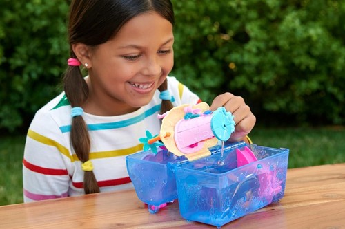 Polly Pocket Sparkle Cove Adventure Playset HPV40 con bambole e custodia - Foto 3 di 6