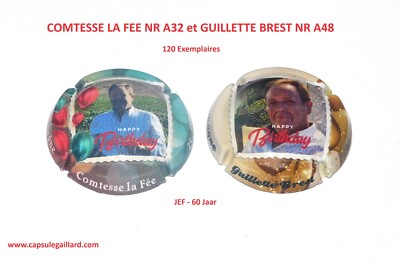 COMTESSE LA FEE No. 14 f Club Placo St Renan Champagne Capsule