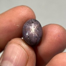 12.40 Cts 100 Natural Star Sapphire 6 Rays Oval Shape Cabochon Loose Gemstone