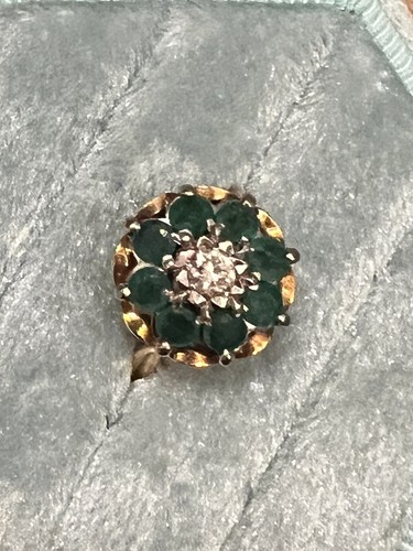 emerald and diamond ring 18 ct gold - Picture 18 of 22