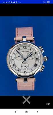LOUIS ERARD LADY ROMANCE CHRONOGRAPH MOP PINK 12820AA04