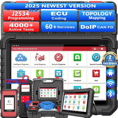 2026 LAUNCH X431 PRO3S+ ELITE V5.0 Pro Diagnostic Tool J2534 Programming Coding