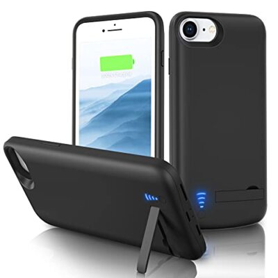 Akku Hülle für iPhone SE 2020/7/8/6S/6 6000 mAh Zusatzakku Ladehülle Handy
