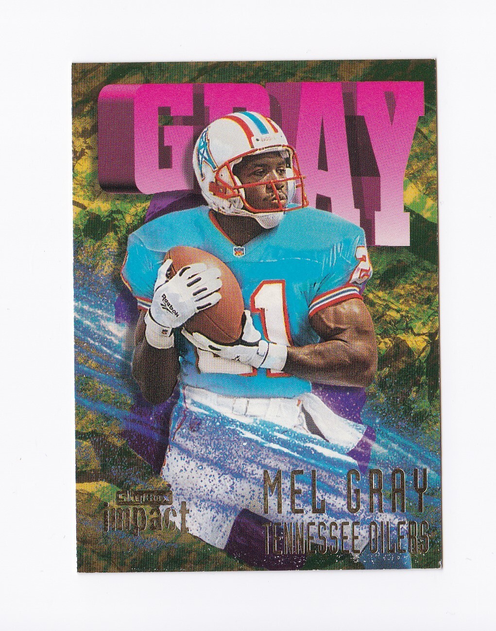 1997 SkyBox Impact #153 Mel Gray Tennessee Oilers Purdue