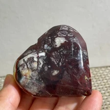 Natural Beautiful Mexican Crazy Agate Crystal Cave Crystal Heart Therap 107g h29