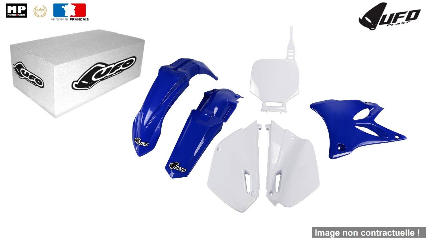 Plastiques UFO bleus pour Yamaha YZ 85 idéal pour briller sur les circuits de motocross