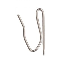 METAL CURTAIN PIN HOOKS STRONG CLIP PLEAT FOR HEADING TAPE FRENCH PINCH x 40