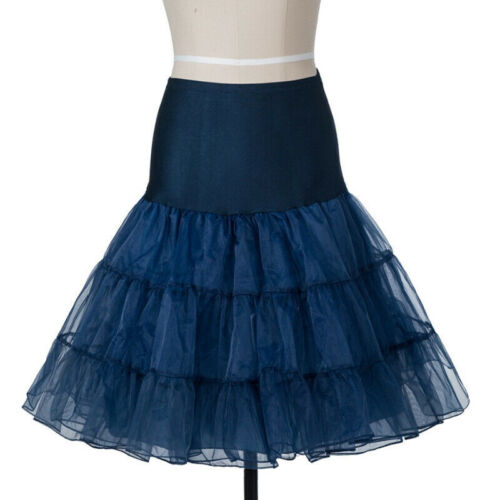 50s Retro Mesh Under Skirt 67cm Swing Tutu Petticoat Rockabilly Tulle Skirt AU - Imagen 6 de 17