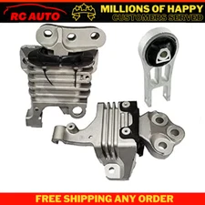 Fits 2014-2019 Jeep Cherokee 2.4L Auto Engine Motor&Transmission Mount | A5844 A