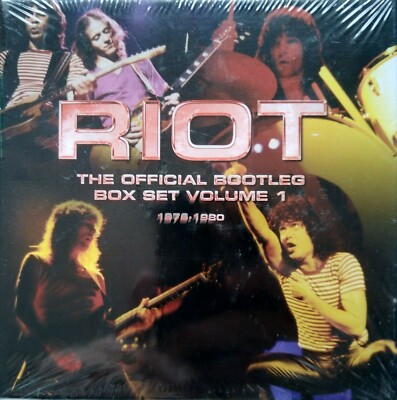 RIOT - THE OFFICIAL BOOTLEG BOX SET Vol.1 1976-1980  6 CD BOX SET NEU