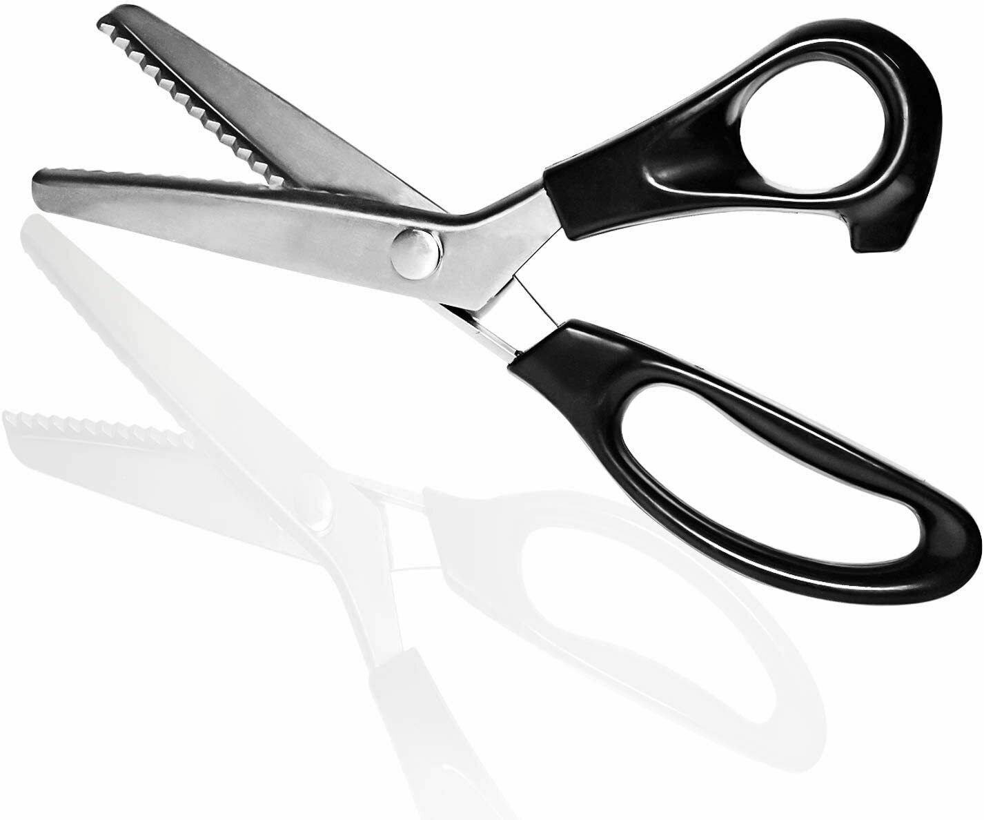 Pinking Shears Stainless Steel Dressmaking Scissors Fabric Zig Zag Cut Scissor