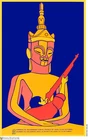 Political OSPAAAL POSTER.LAO.Laos war.ASIA.Asian God as29.Revolution Art Design