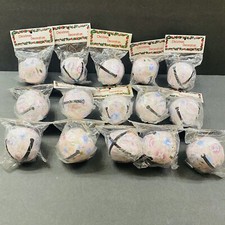 Vintage Sleigh Bells Jingle Bells Christmas Ornament Floral Set of 15