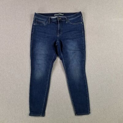 Universal Thread Size 16/33 Mid Rise Jegging Skinny Jeans Stretch Modern Cute