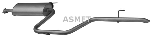 Asmet EndschalldäMpfer SchalldäMpfer FüR Mercedes-Benz Vito Kasten Bus-image