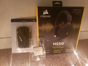 AMD Ryzen 5 2600 CPU, Corsair Headset, Extension Cable \u0026 Adapter Kit Bundle  | eBay